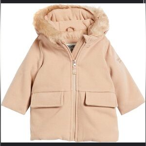 NEW $60 Osh Kosh Baby Girls' Sweet Faux Wool Jacket Dress Coat